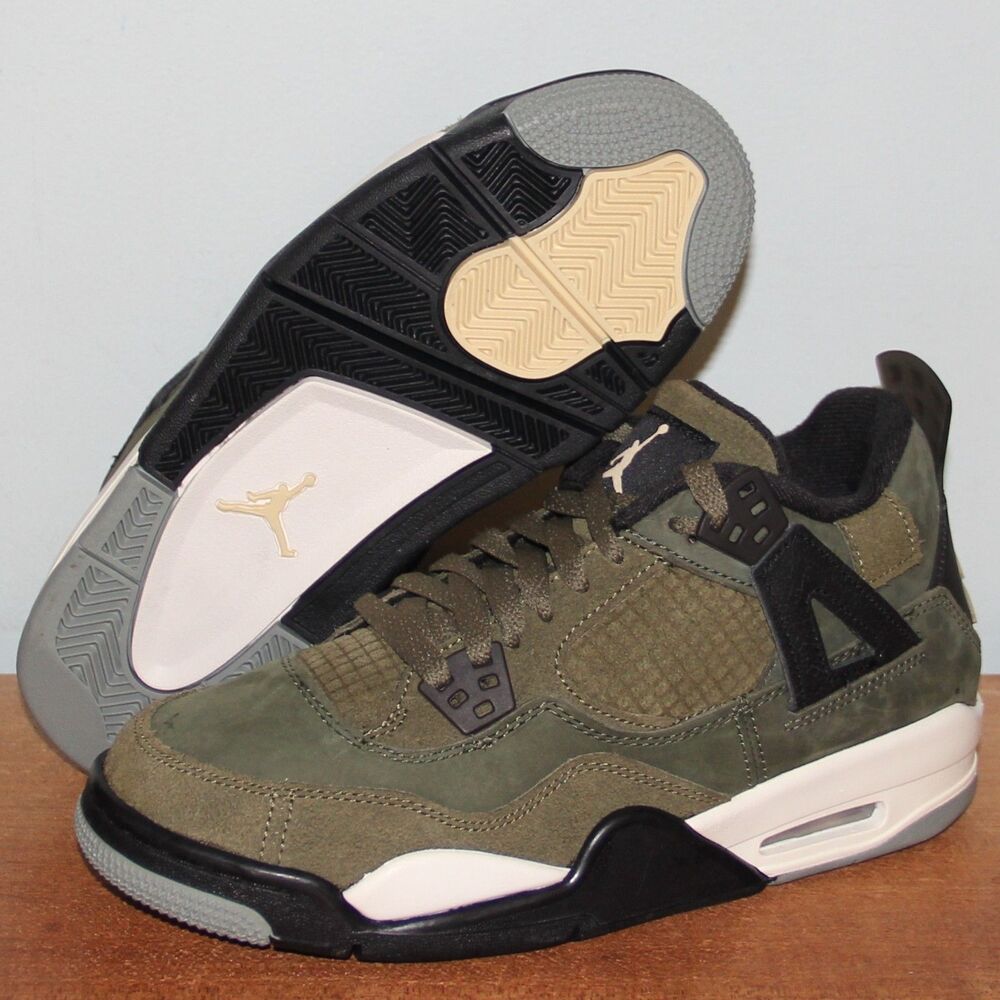 Nike Air Jordan 4 Retro SE Craft GS *B-Grade* 6.5Y Women 8 Olive